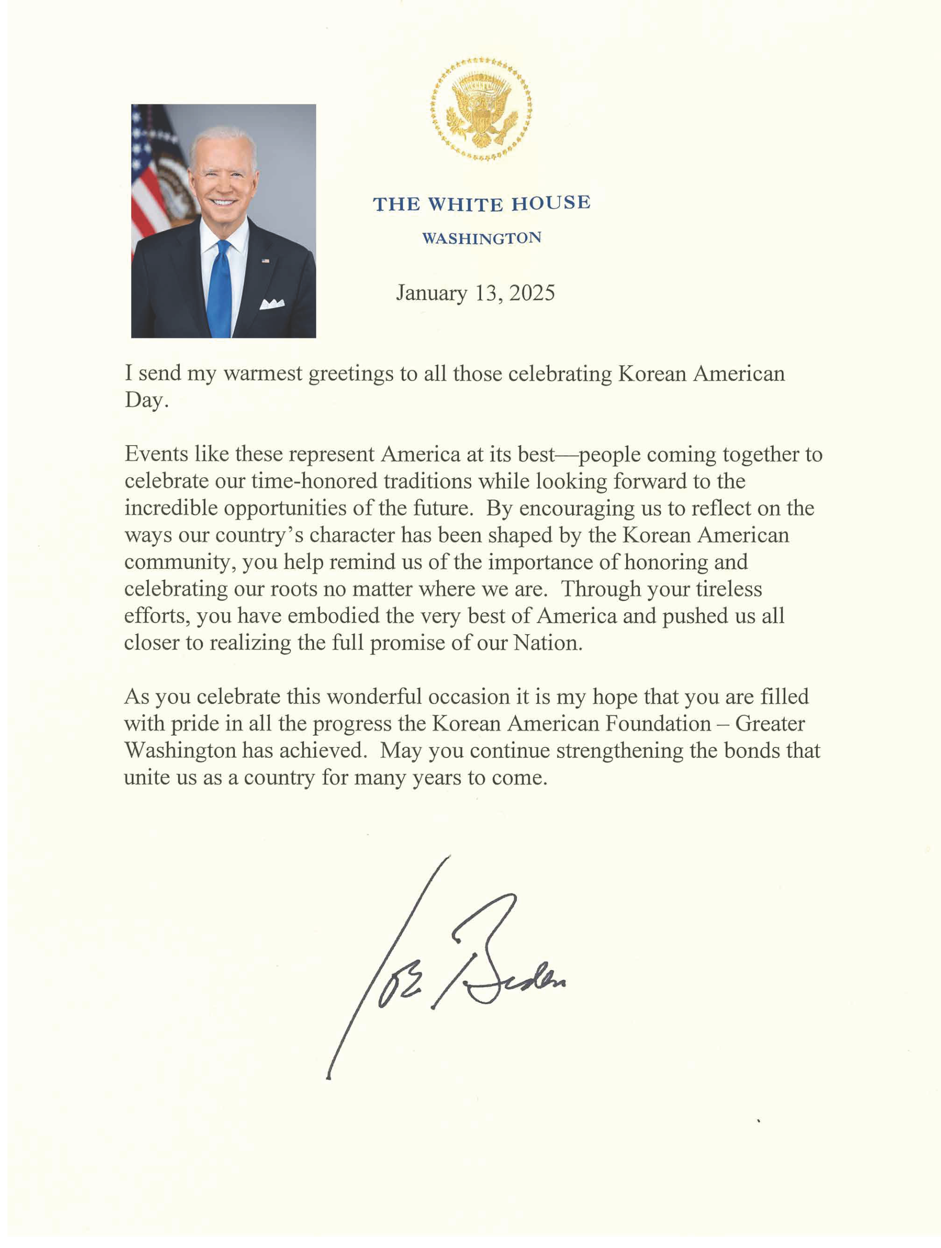P-8 President Biden with Picture