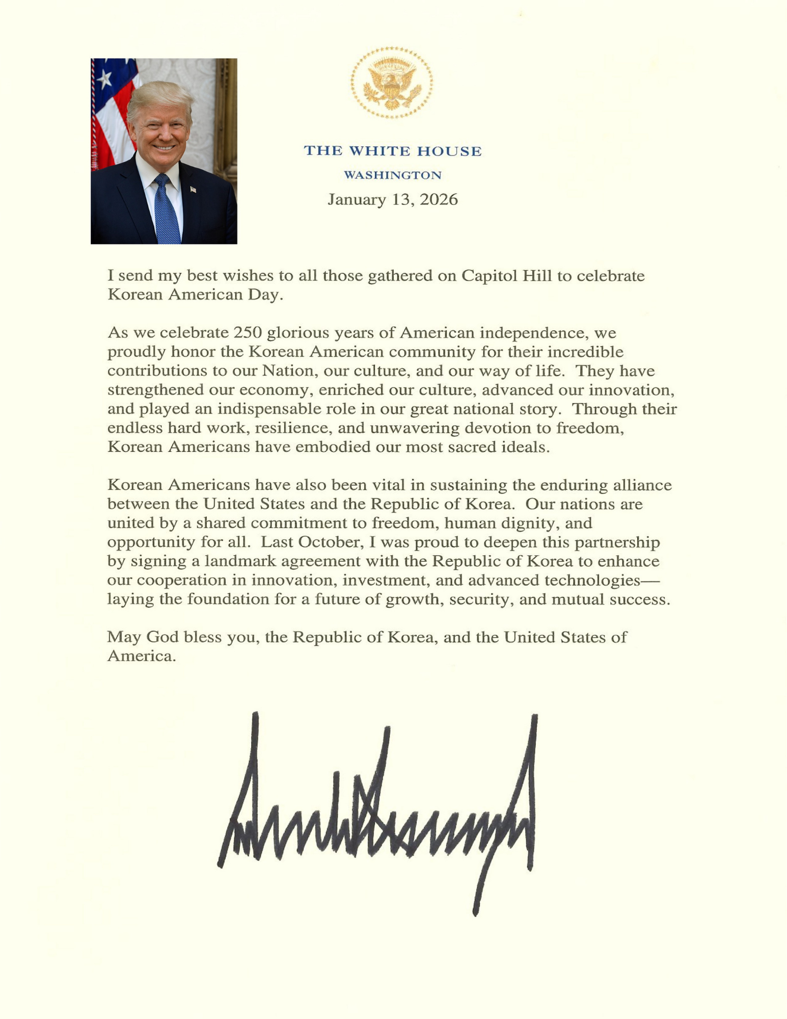 별첨4_President Trump Letter_Korean American Day 2026.pdf